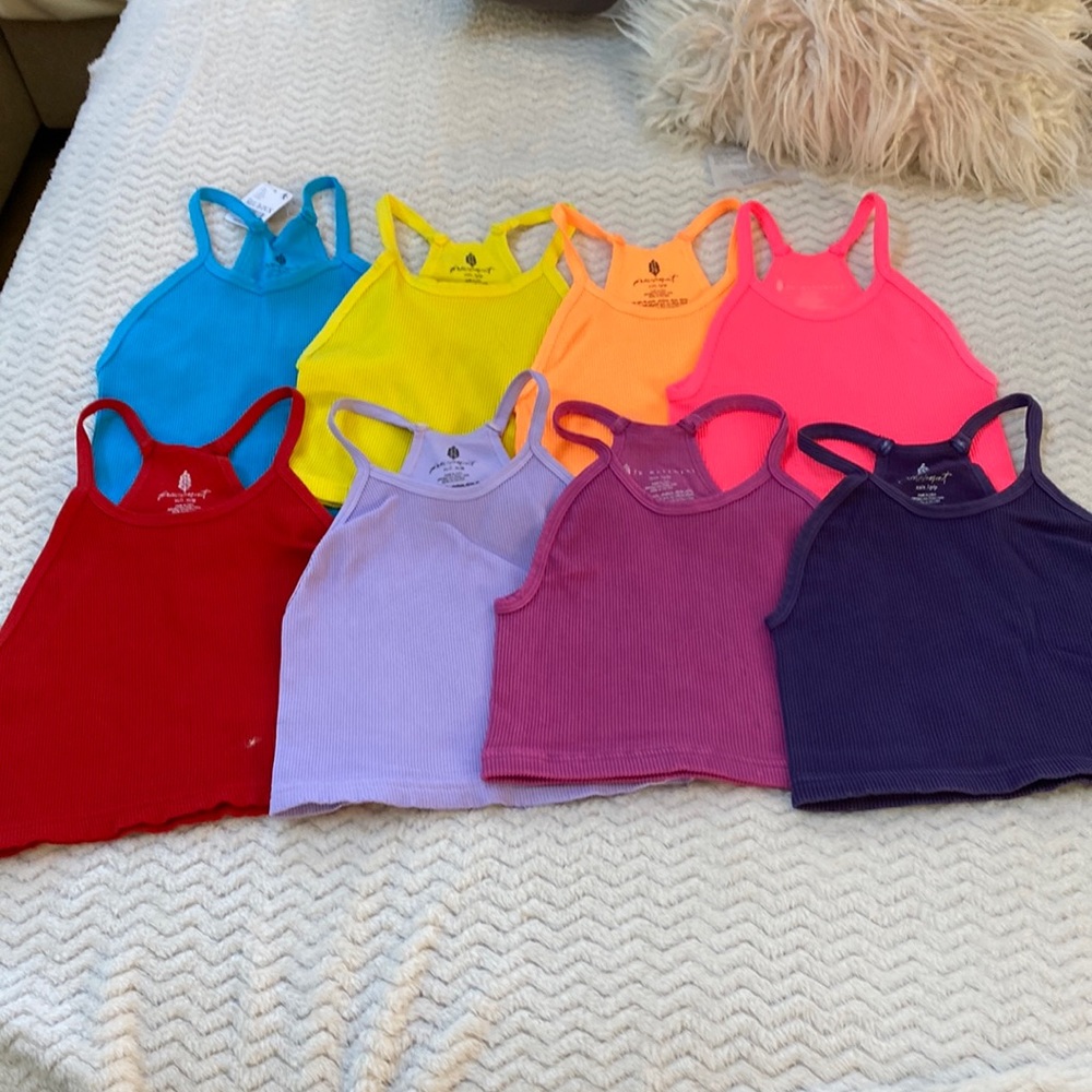 NEW🌺Free people summer colors happiness run crop tank - Picture 12 of 17